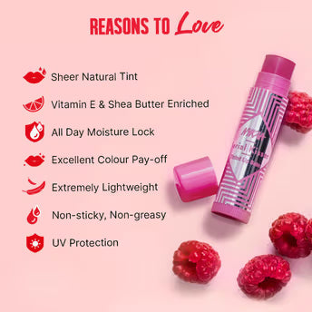 Nykaa Serial Kisser Lip Balm Raspberry