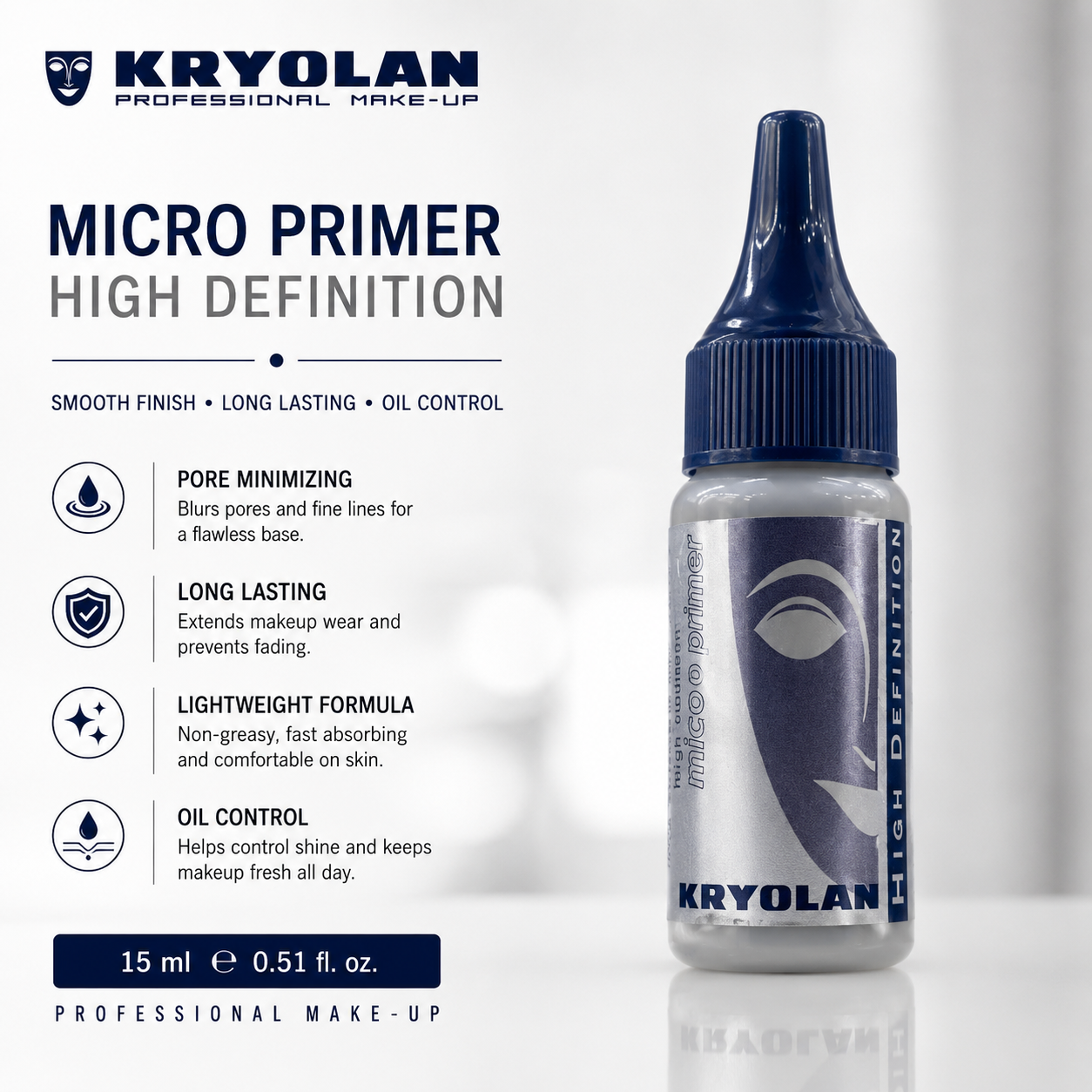 Kryolan Micro Primer High Definition 15ml