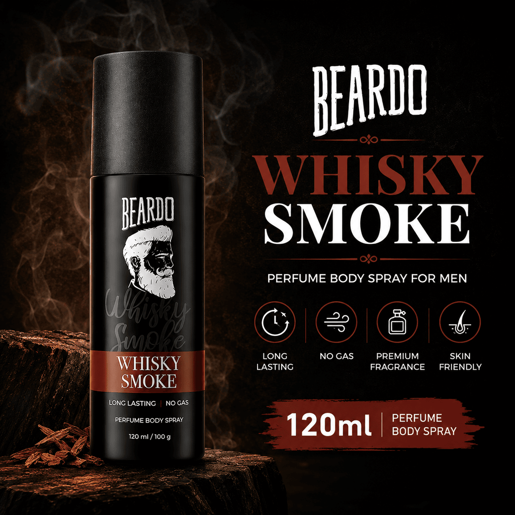 Beardo Whisky Smoke Perfume Body Spray for Men 120ml