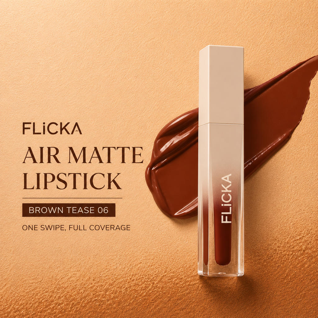 FLICKA AIR MATTE LIPSTICK BROWN TEASE 06