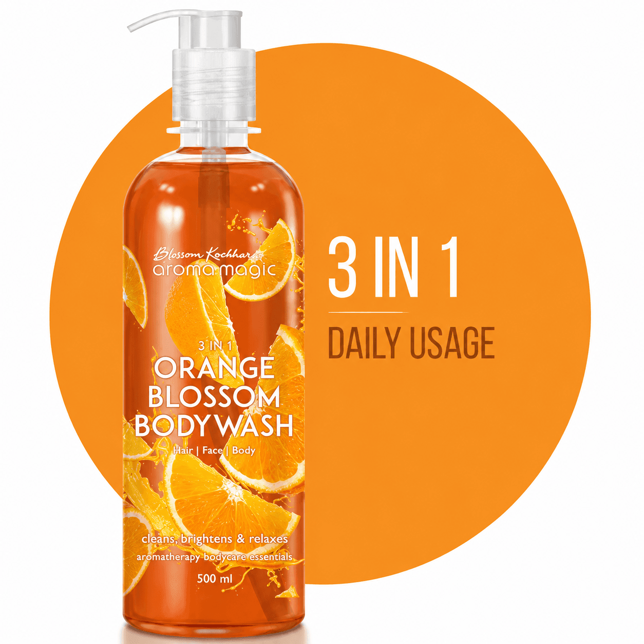AROMA MAGIC ORANGE BLOSSOM BODY WASH 500ML