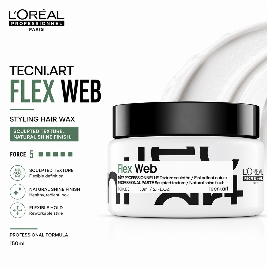 LOREAL Tecni Art Flex Web Styling HAIR WAX 150ml