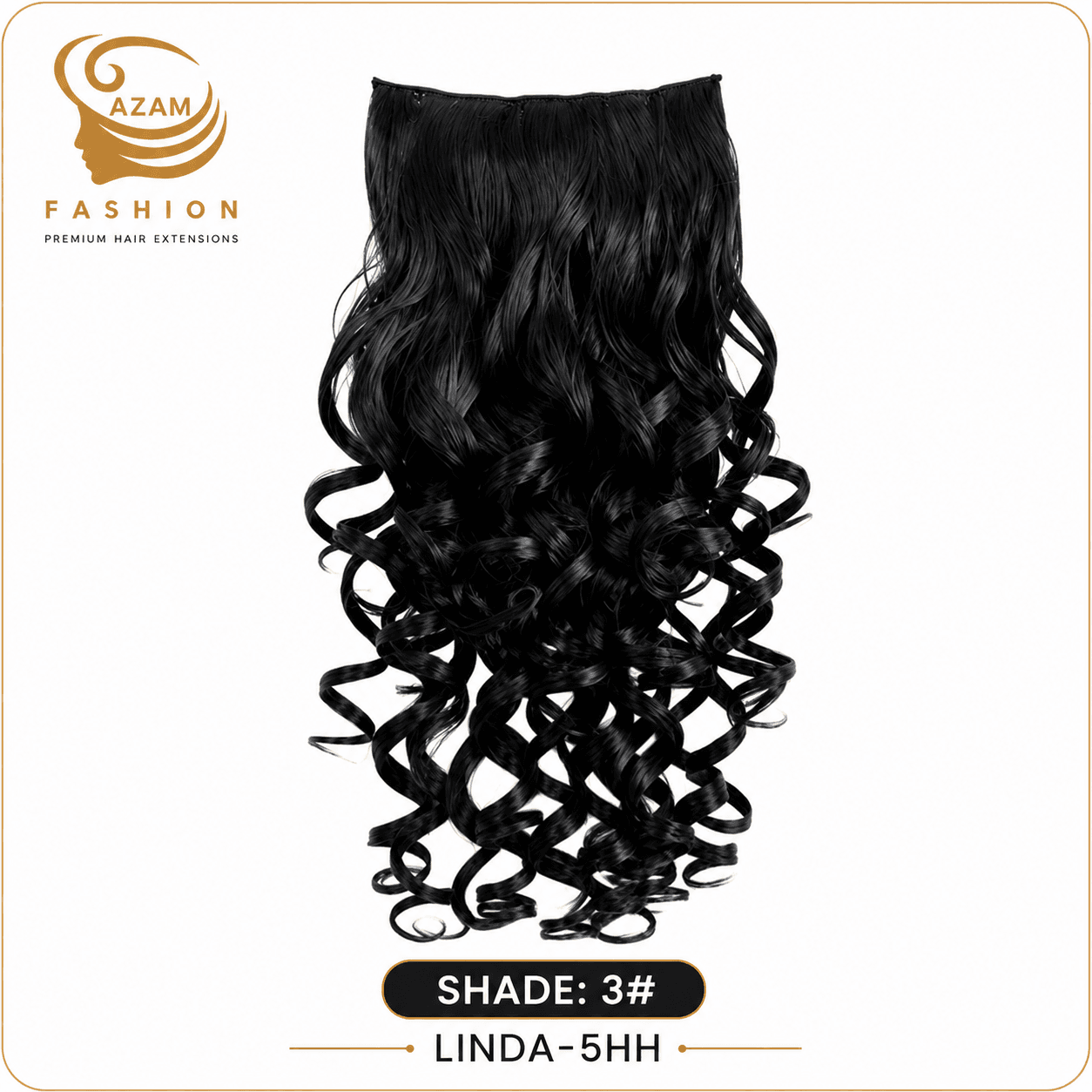 AZAM FASHION LINDA - 5HH CURLY 3#