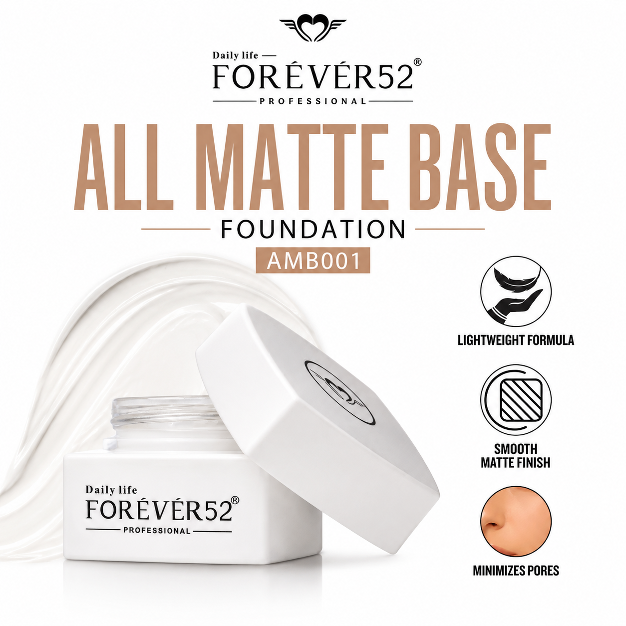 F52 All Matte Base Foundation AMB001
