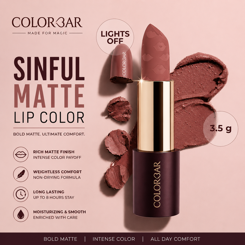 COLORBAR SINFUL MATTE LIP COLOR