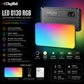 Digitek LED D130 RGB 12W Portable Video LED Light