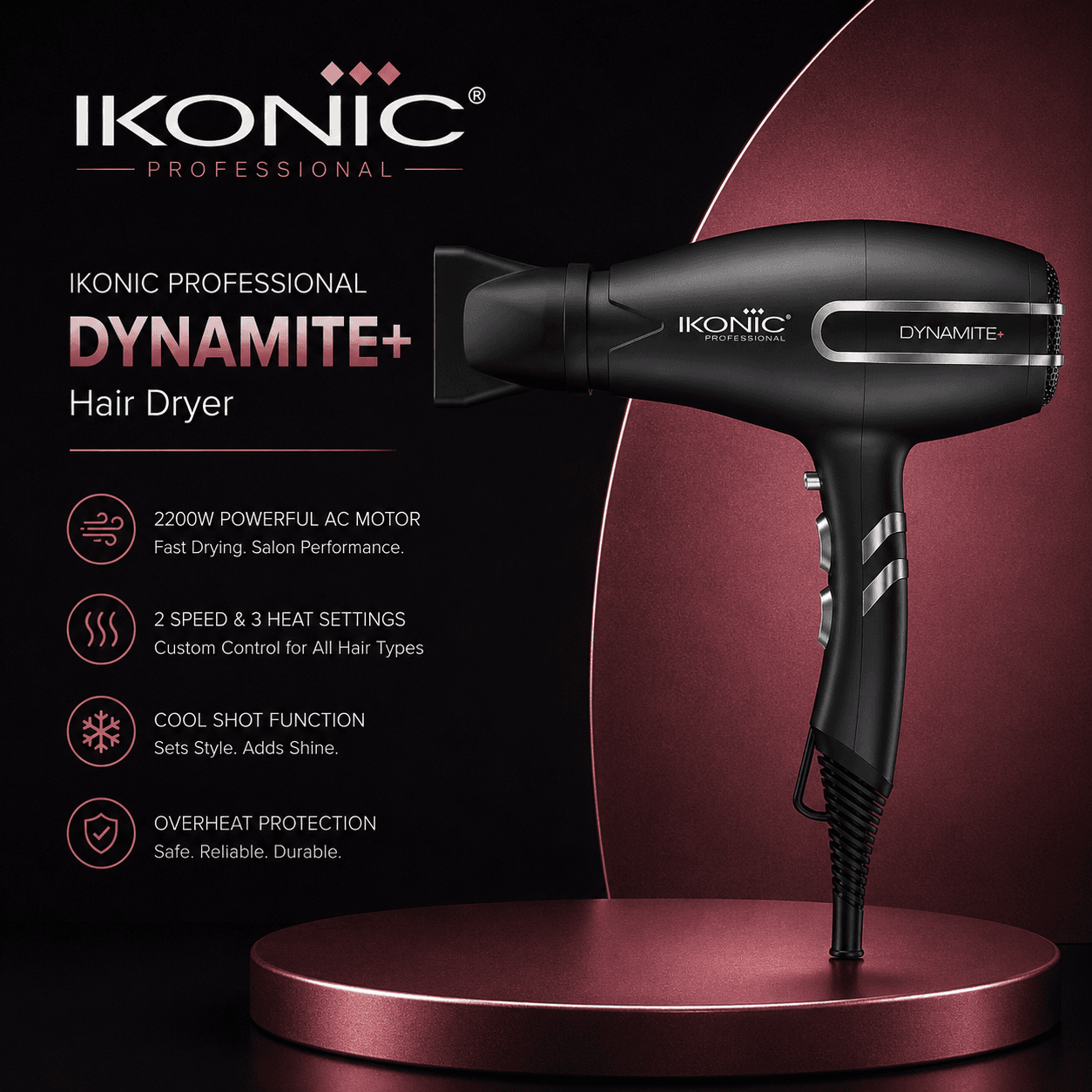 IKONIC Hair Dryer Dynamite+