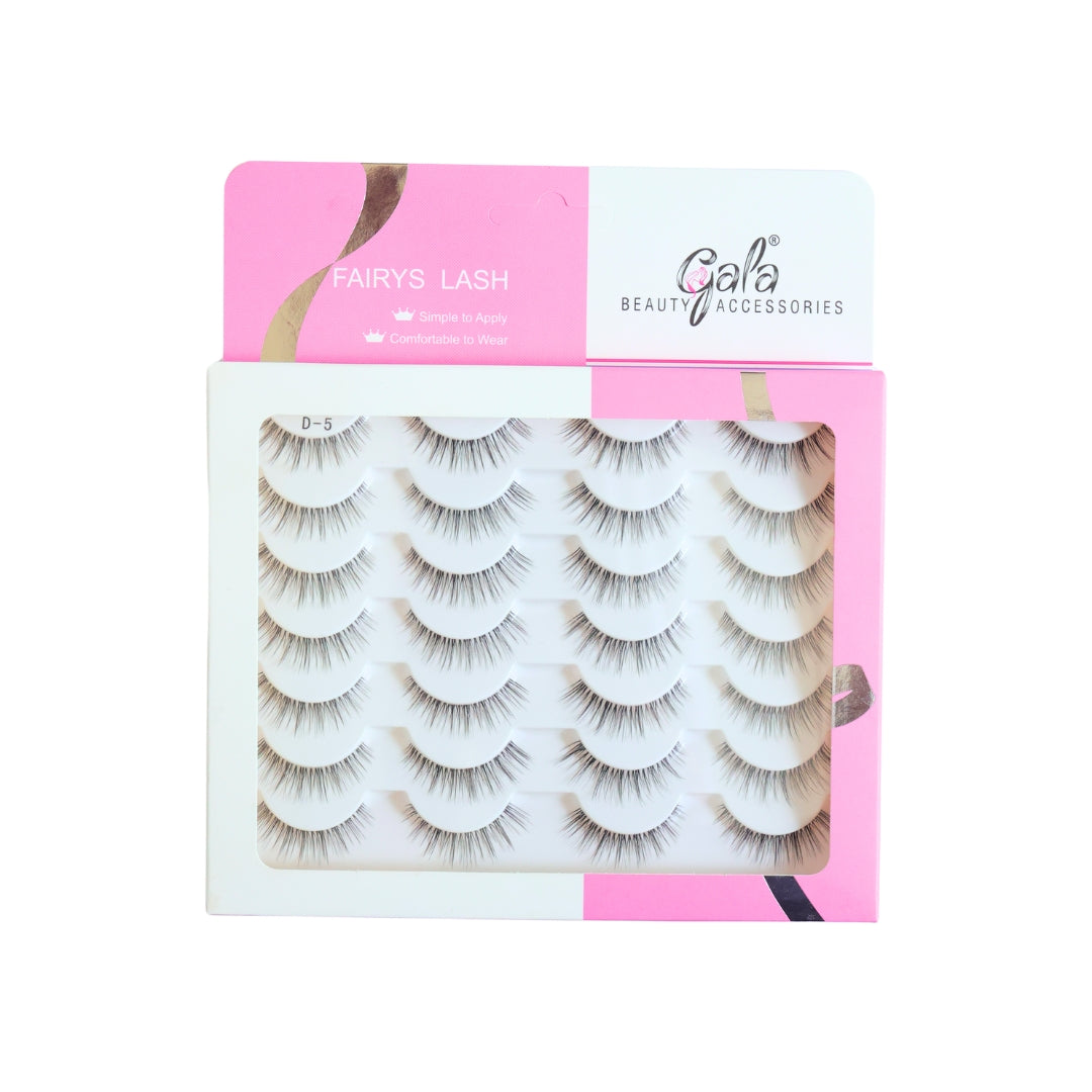 Gala 14 Pair Fairy Eye Lashes D-5