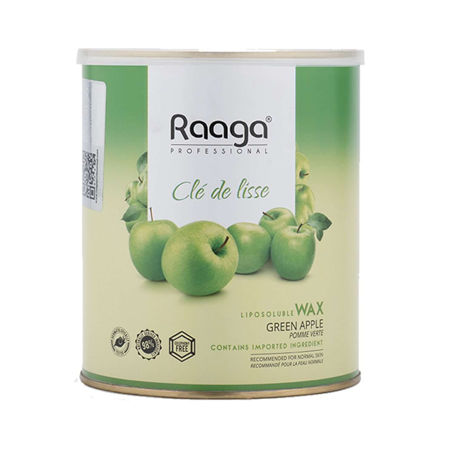 RAAGA GREEN APPLE LIPOSOLUBLE WAX 800ML