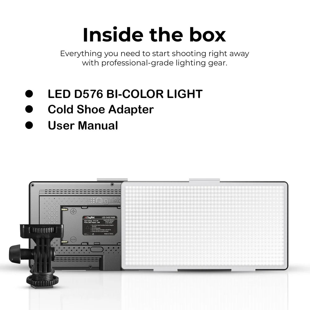 Digitek 42W Bi-Color LED Video Light