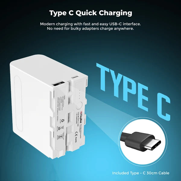 DIGITEK EXTRA POWER LI-ION BATTERY FOR LIGHTS TYPE C F970C