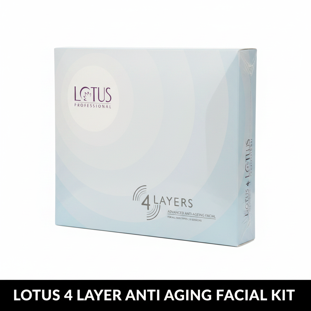 Lotus 4 Layer Anti Aging Facial Kit - Angled