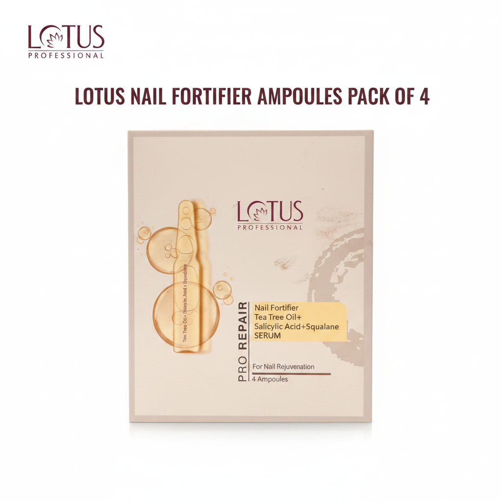 Lotus Nail Fortifier - Clean Background with Logo and Title
