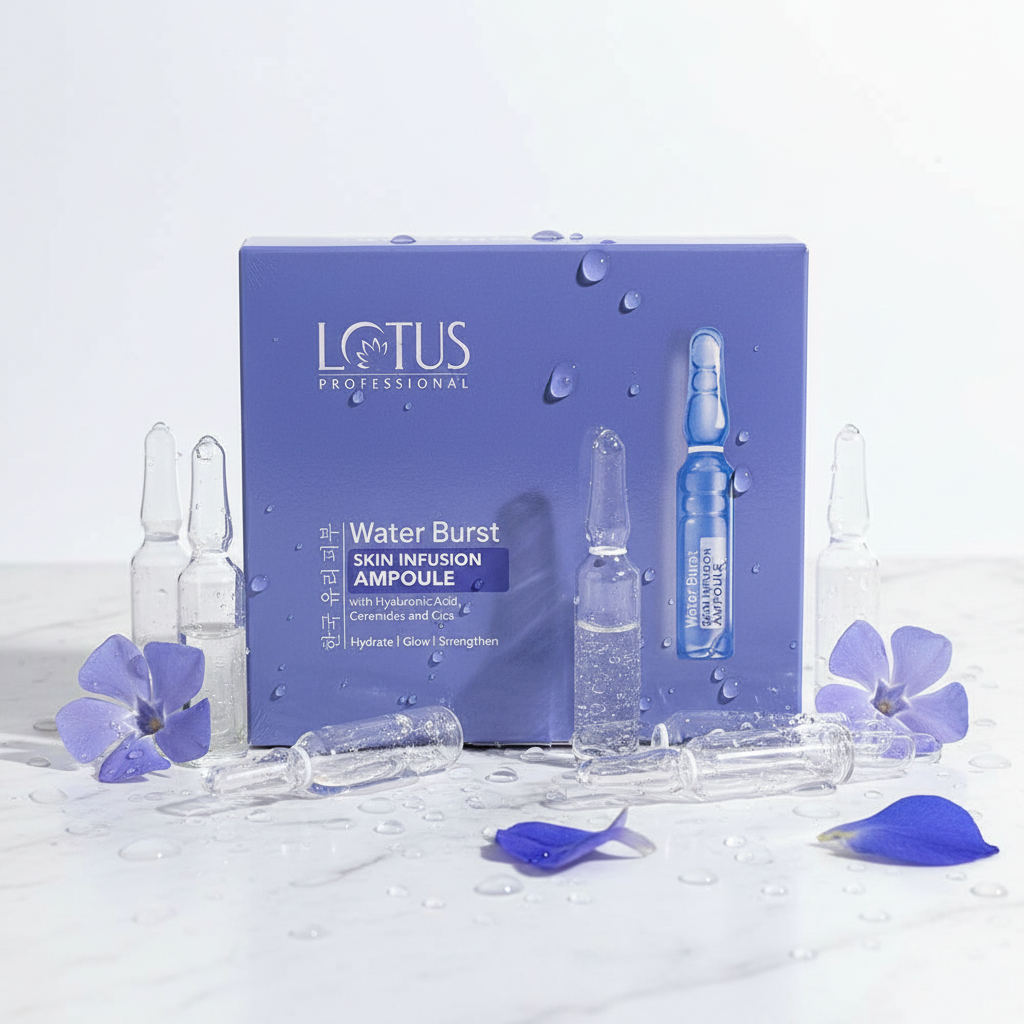 Lotus Water Burst - Marble