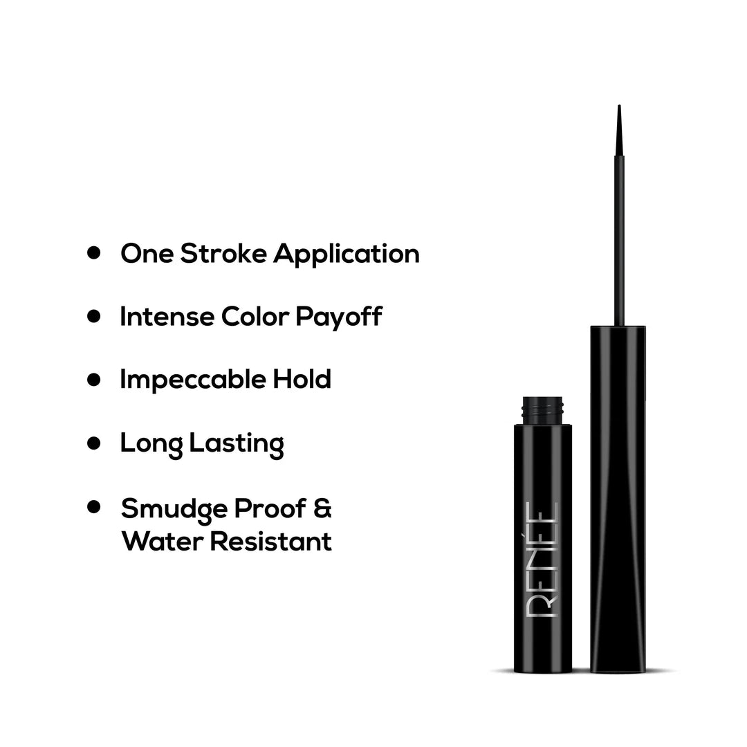 RENEE LIQUID EYELINER 3X BLACK