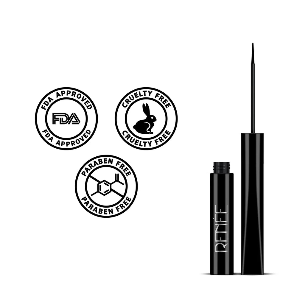 RENEE LIQUID EYELINER 3X BLACK