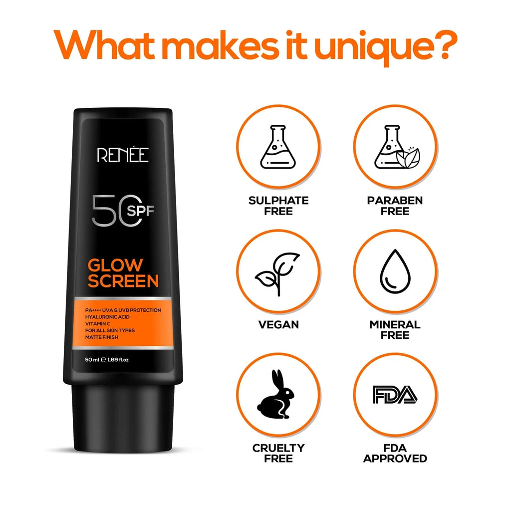 RENEE GLOW SCREEN SPF50 CREAM