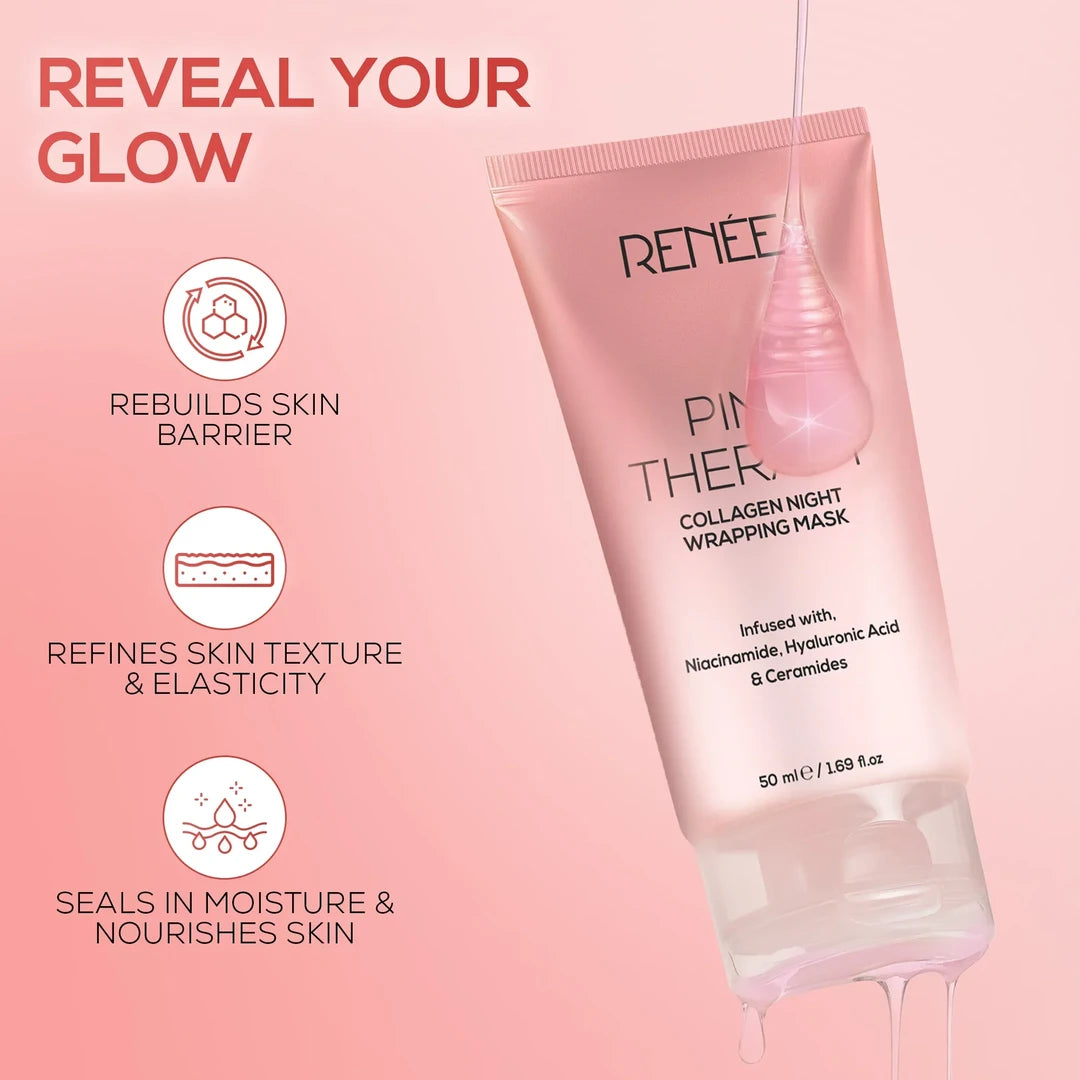 RENEE PINK THERAPY COLLAGEN NIGHT MASK