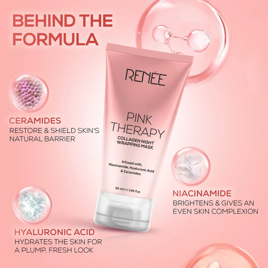 RENEE PINK THERAPY COLLAGEN NIGHT MASK