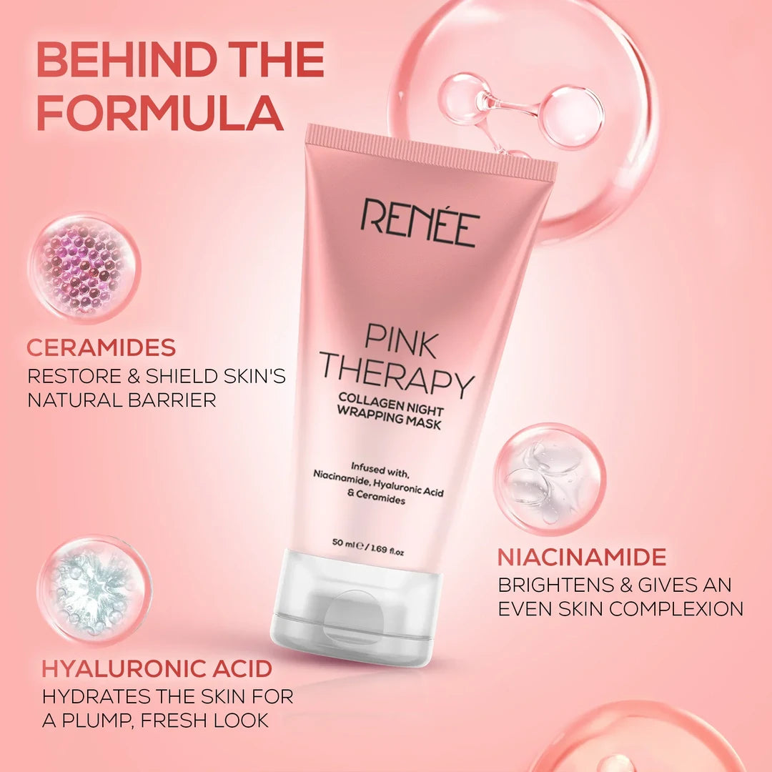RENEE PINK THERAPY COLLAGEN NIGHT MASK