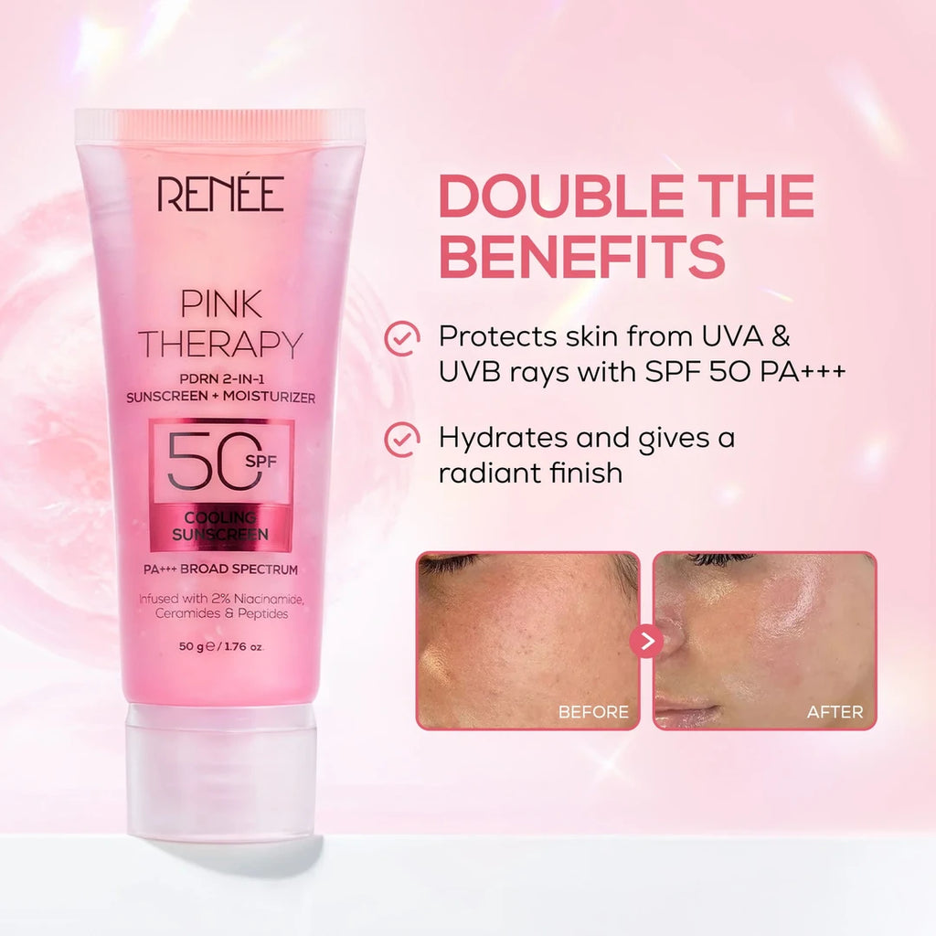 RENEE PINK THERAPY SUNSCREEN MOISTURISER