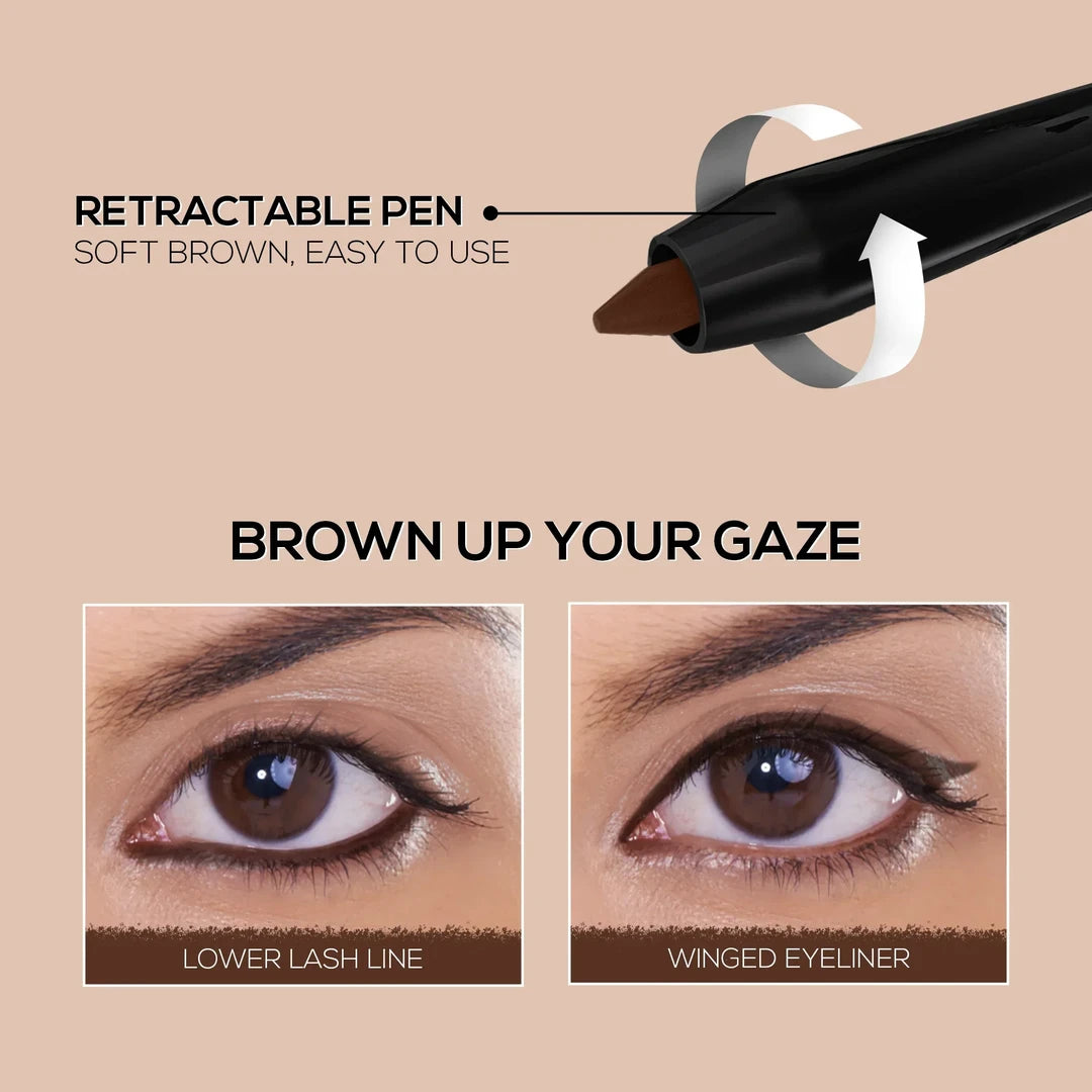 RENEE KAJAL PEN PURE BROWN