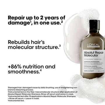LOREAL Absolut Repair Molecular Shampoo 300ml
