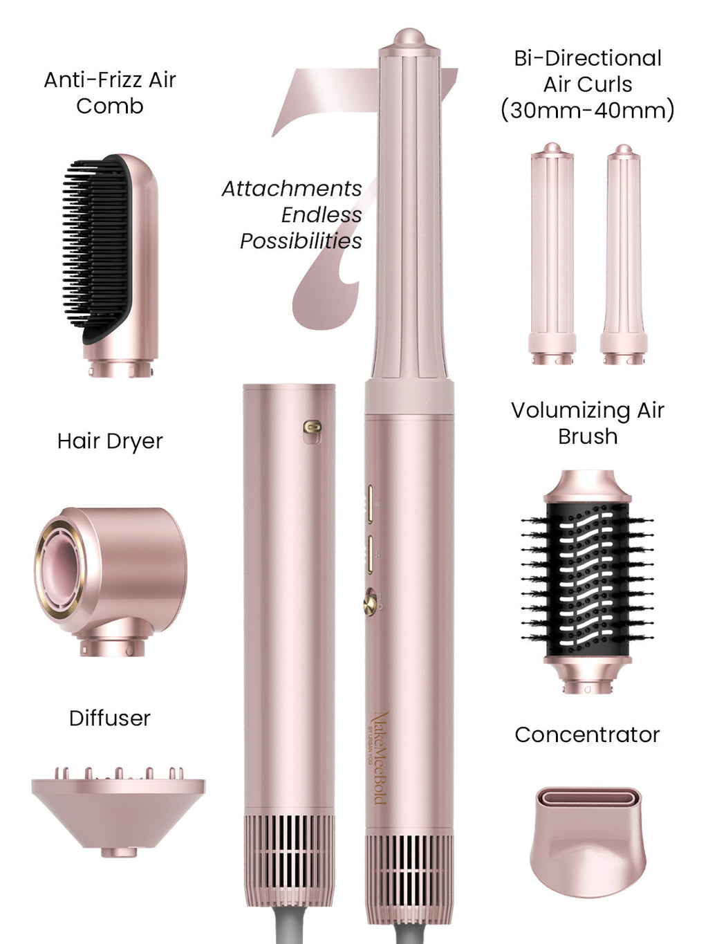 MakeMeeBold AIRCURL & MULTISTYLER 7X