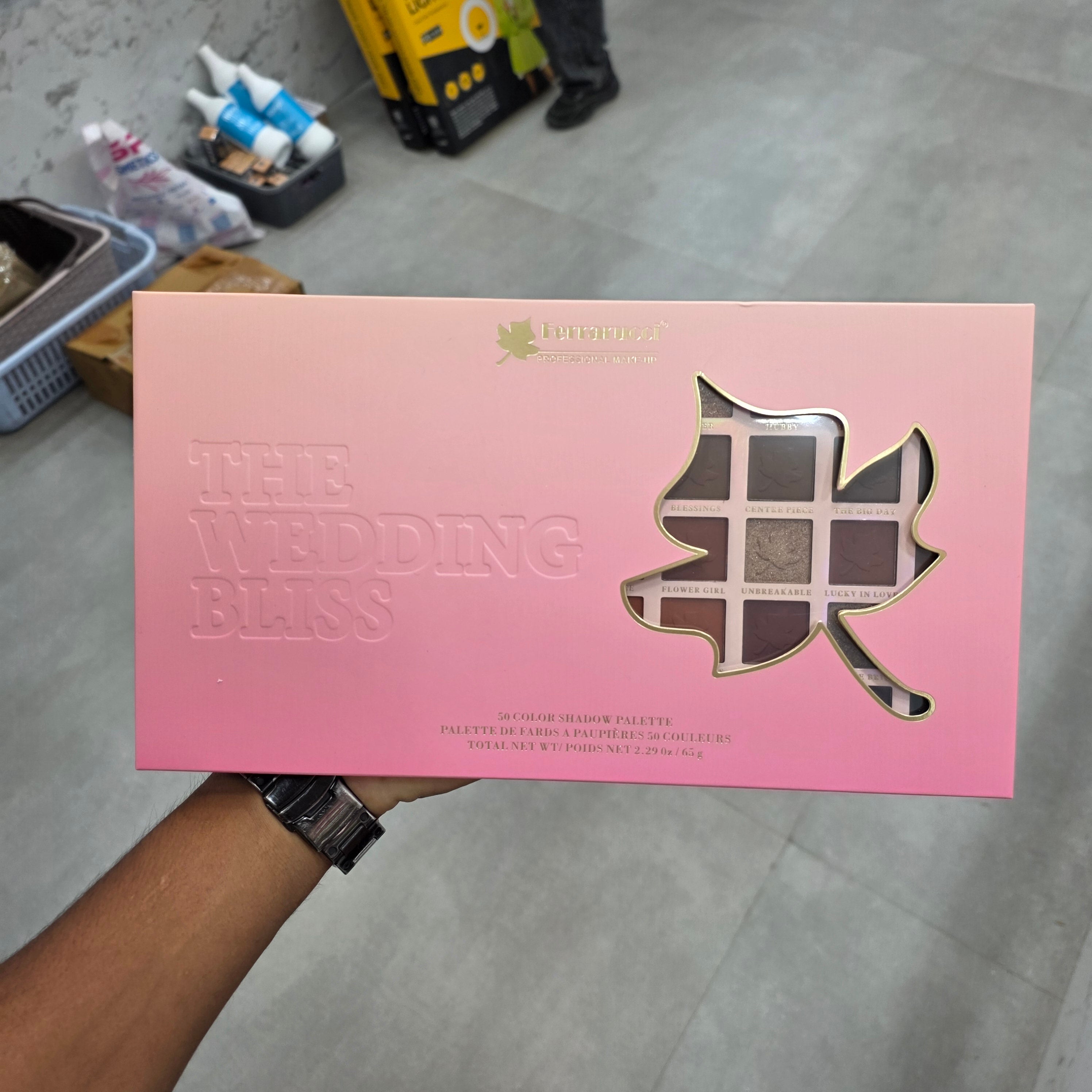 FERRARUCCI THE WEDDING BLISS 50 COLOR EYESHADOW palette