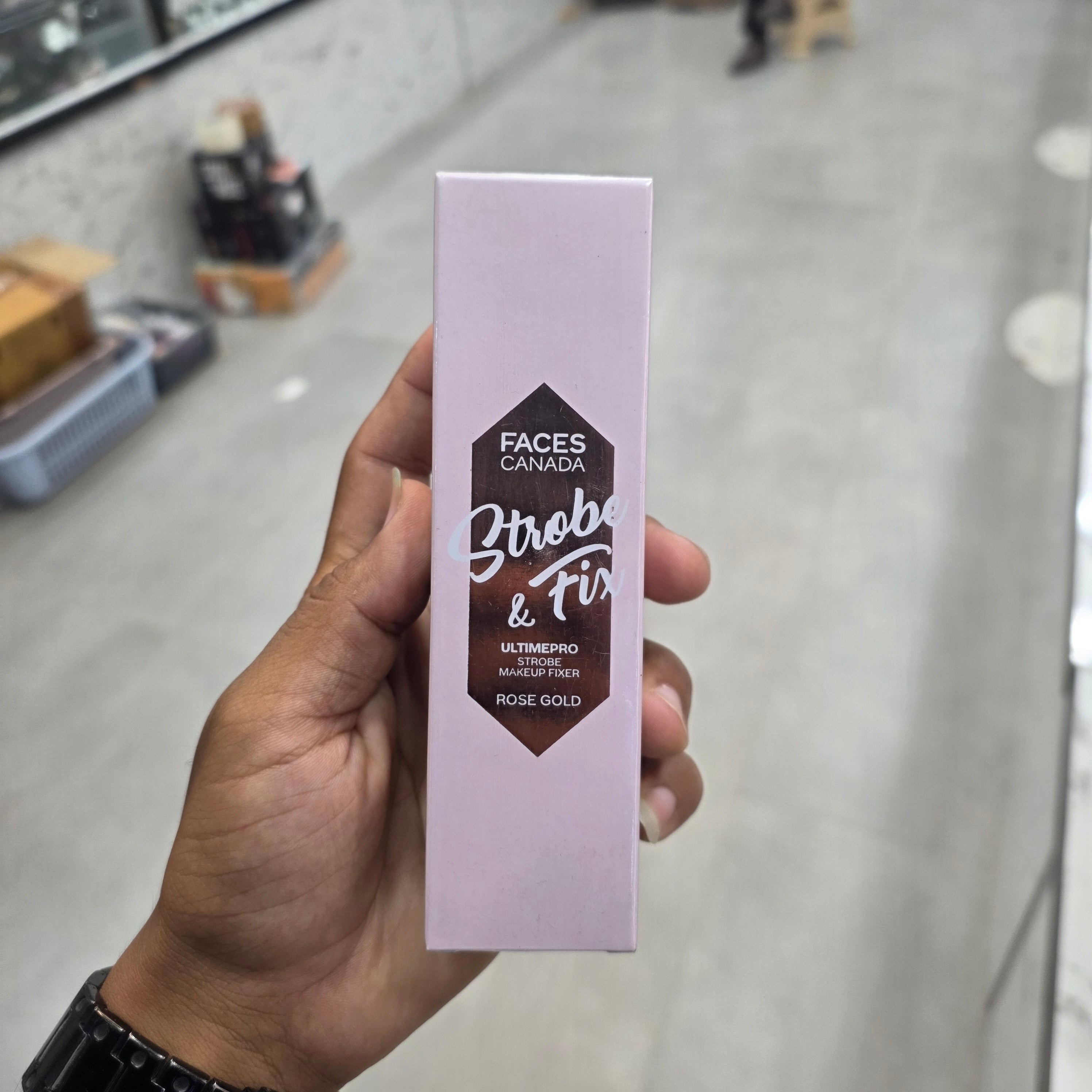 FACES CANADA STROBE & FIX STROBE MAKEUP FIXER ROSE GOLD