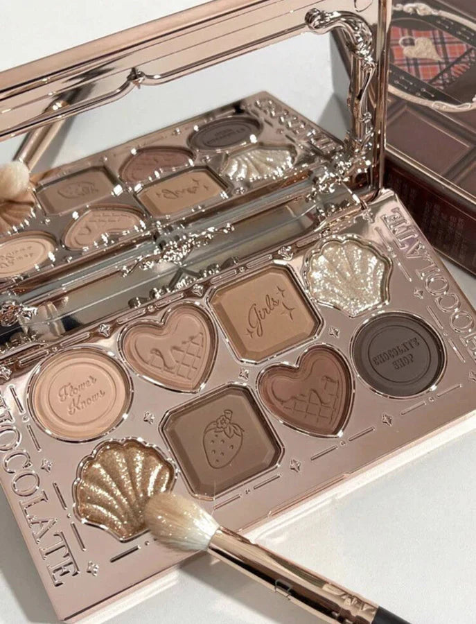 Flower KNOWS Chocolate Series 8 color eyeshadow Palette