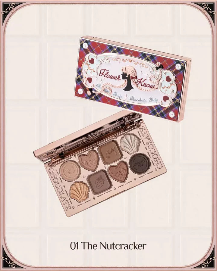 Flower KNOWS Chocolate Series 8 color eyeshadow Palette