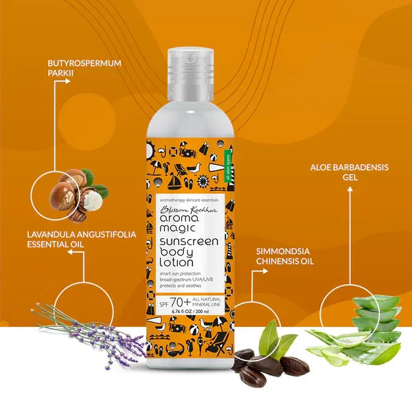 AROMA MAGIC SUNSCREEN BODY LOTION SPF70