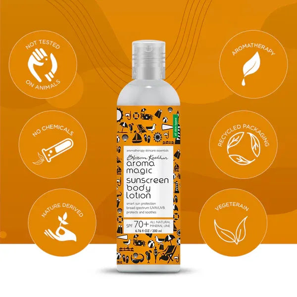 AROMA MAGIC SUNSCREEN BODY LOTION SPF70