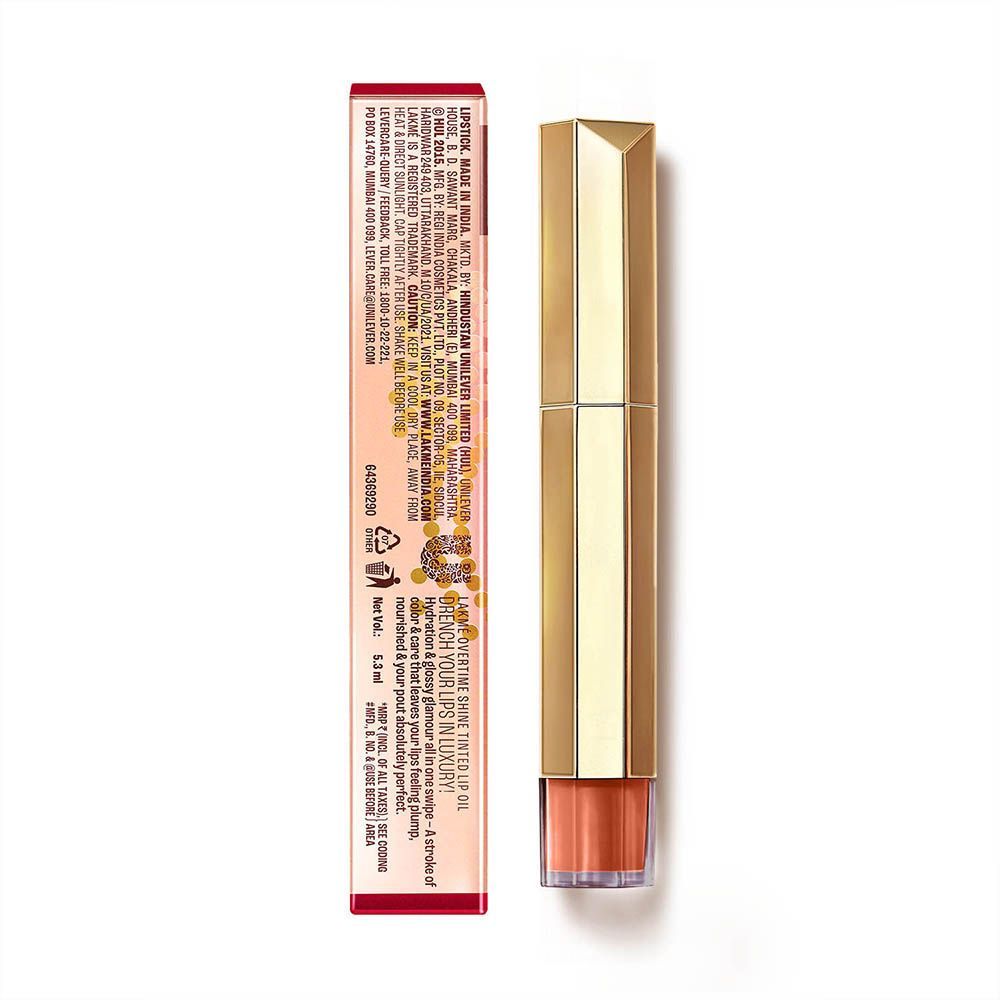 Lakme Tinted Lip Oil with Hyaluronic Acid & Vitamin E