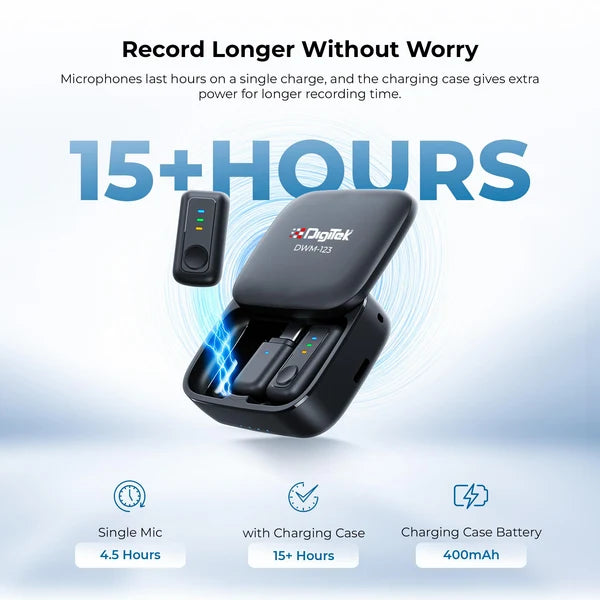 DIGITEK 2 IN 1 WIRELESS MICROPHONE SYSTEM DWM123