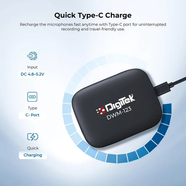 DIGITEK 2 IN 1 WIRELESS MICROPHONE SYSTEM DWM123